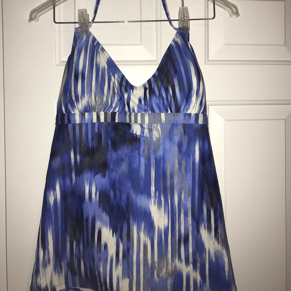 Athleta Cross Back Tankini Top